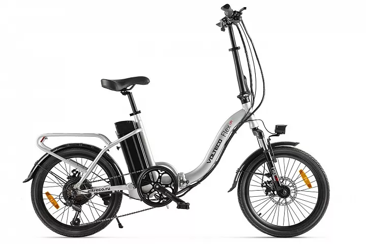 Велогибрид VOLTECO FLEX UP! серый