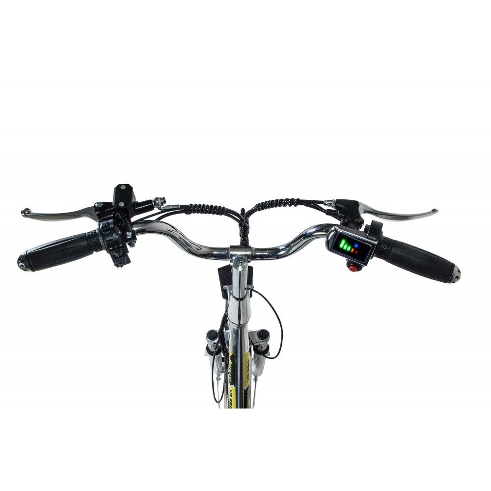 Электровелосипед MINGTO V12 LUX 60V13Ah (серебристый)
